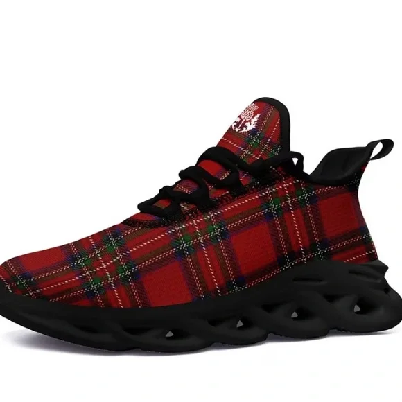 Scottish Tartan Running Shoes - Picture 4 of 8